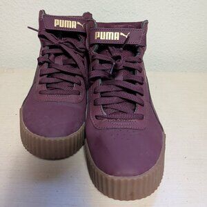 Puma Purple Carina Athletic Shoes
